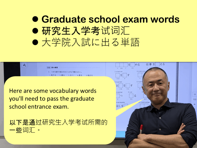 020 N1 EJU MBA graduate school words N1 留学試験 MBA大学院の単語